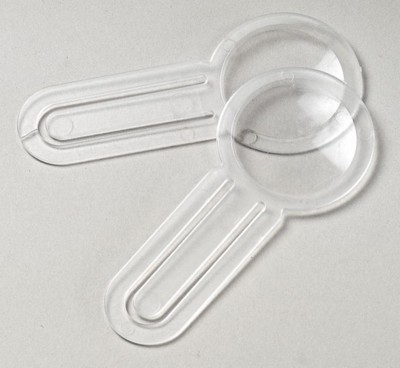 Picture of BOOKMARK MAGNIFIER GLASS in Clear Transparent.