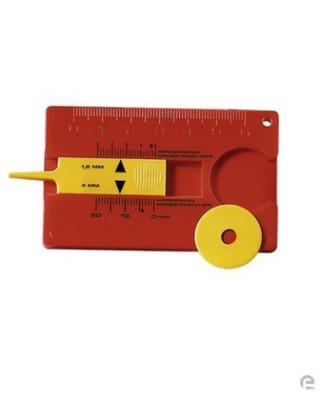 Picture of CAR TYRE TREAD GAUGE MEASURE.