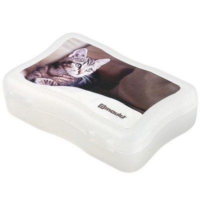 Picture of IMOULD BRANDED PLASTIC WAVE SMALL STORAGE LUNCH BOX.