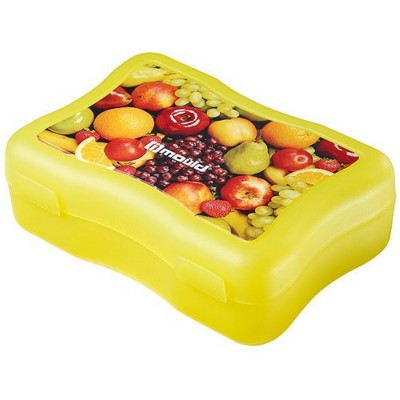 Picture of IMOULD BRANDED PLASTIC WAVE LARGE STORAGE LUNCH BOX.