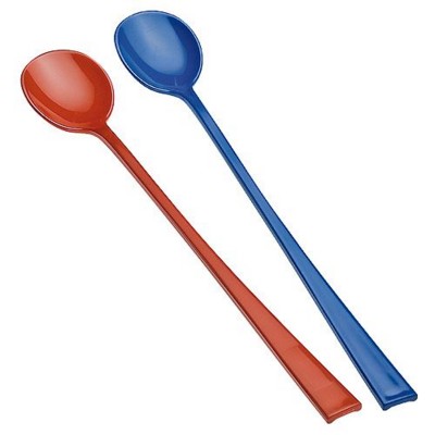 Picture of LONG HANDLE PLASTIC SPOON.