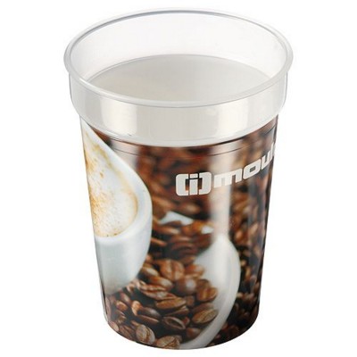 Picture of IMOULD BRANDED PLASTIC DRINK CUP in Clear Transparent