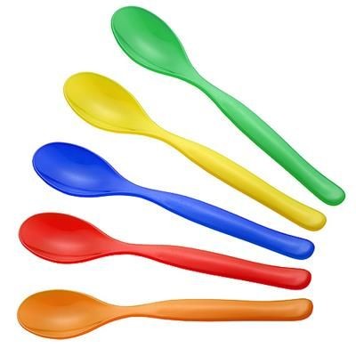 Picture of DURABLE PLASTIC SPOON with Rounded Edges.