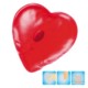 Picture of Gel heating pad "Heart", red
