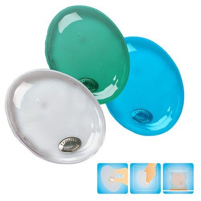 Picture of LARGE OVAL SHAPE HEATED GEL HOT PACK HAND WARMER.