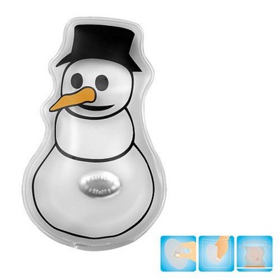 Picture of SNOWMAN SHAPE HEATED GEL HOT PACK HAND WARMER