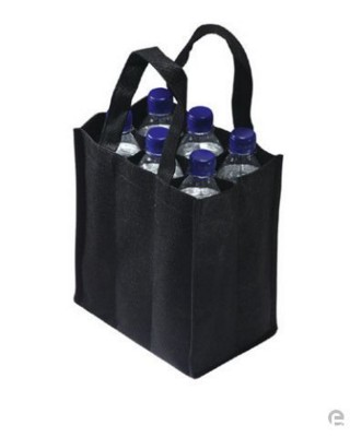 Picture of BOTTLE SHOPPER BAG in Black