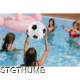 Picture of BEACH BALL FOOTBALL, SMALL in White & Black