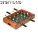 Picture of TABLE FOOTBALL MINI FOOTBALL, BROWN