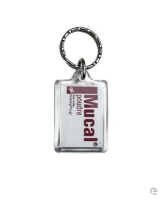Picture of SQUARE PENDANT KEYRING.