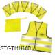 Picture of SAFETY VEST STANDARD 5-PART SET in Case, Yellow-neon