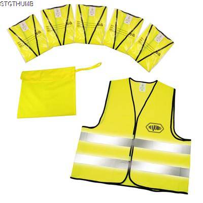 Picture of SAFETY VEST STANDARD 5-PART SET in Case, Yellow-neon