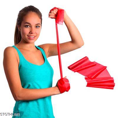 Picture of EXERCISE BAND BODYWORK, MEDIUM, RED.