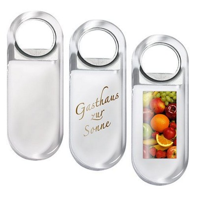 Picture of ACRYLIC BOTTLE OPENER in Clear Transparent