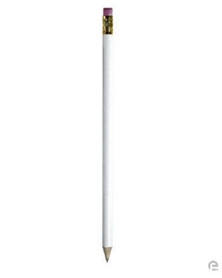 LADIES 6pce PENCIL with Rubber Tip SET-3 EACH Black//White /& Message in GIFT BOX