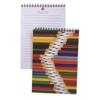 Picture of A5 SPIRAL WIRO BOUND PAD with Card Cover - Landscape
