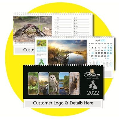 Picture of BRITAIN & WILDLIFE PICTORIAL DESK TENT CALENDAR