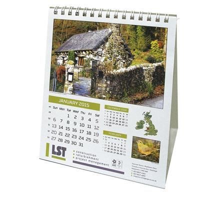 Picture of COMPACT BRITIAN WILDLIFE DESK CALENDAR.