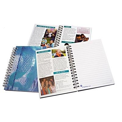 Picture of BESPOKE A6 SPIRAL WIRO WIRE BOUND NOTE PAD BOOK