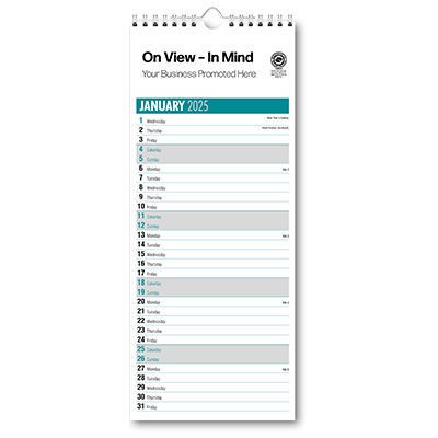 Picture of APPOINTMENTS SLIM LINE PLANNER CALENDAR