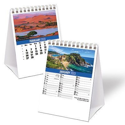 Picture of DESTINATIONS MINI DESK CALENDAR