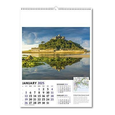 Picture of SCENIC BRITAIN WALL CALENDAR.