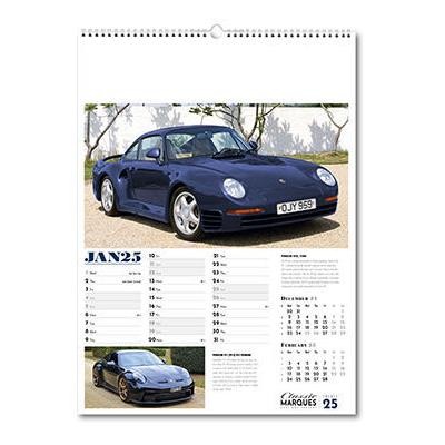 Picture of CLASSIC MARQUES - PAST & PRESENT WALL CALENDAR