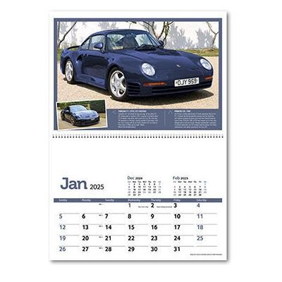 Picture of CLASSIC MARQUES - PAST & PRESENT WALL CALENDAR