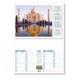 Picture of AROUND THE WORLD CENTRAL SPIRAL WALL CALENDAR
