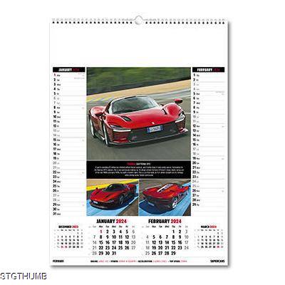 Picture of SUPERCARS MEMO WALL CALENDAR