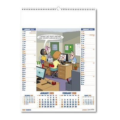 Picture of FUNNY BUSINESS WALL CALENDAR.