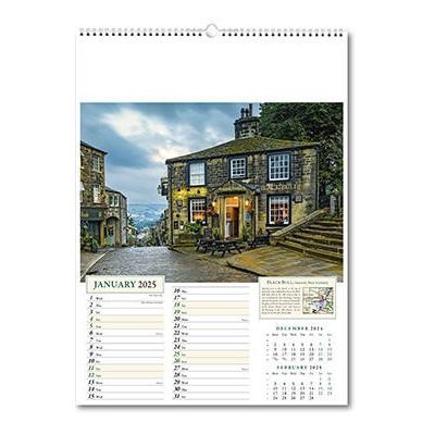 Picture of OLD WORLDE INNS WALL CALENDAR.