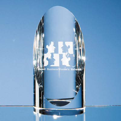 Picture of 14CM OPTICAL CRYSTAL CYLINDER AWARD.