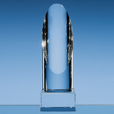 Picture of OPTICAL CRYSTAL GLASS CYLINDER AWARD.