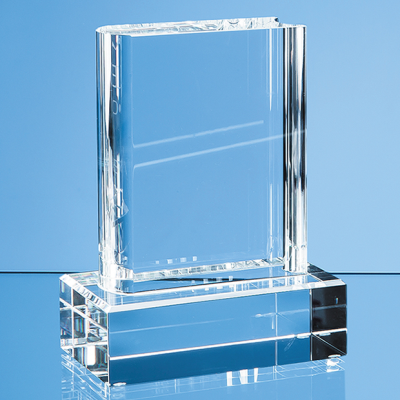 Picture of OPTICAL CRYSTAL GLASS BOOK AWARD.
