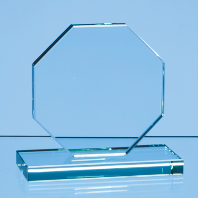 Picture of JADE GLASS OCTAGON AWARD.