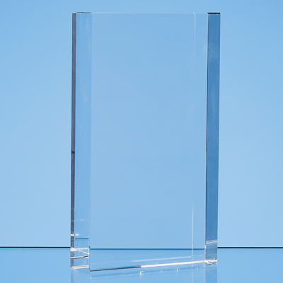 Picture of 17CM x 10CM OPTICAL CRYSTAL RECTANGULAR AWARD