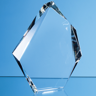 Picture of 15CM OPTICAL CRYSTAL FACETTED ICE PEAK AWARD