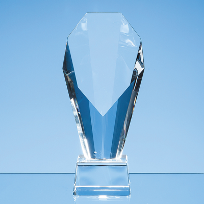 Picture of 21,5CM OPTICAL CRYSTAL MOUNTED DIAMOND AWARD