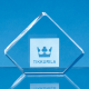 Picture of 8,5CM OPTICAL CRYSTAL STAND UP DIAMOND PAPERWEIGHT