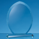 Picture of 23CM x 18,5CM x 15MM JADE GLASS TEAR DROP AWARD