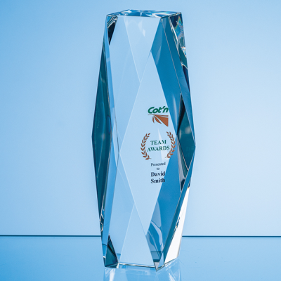 Picture of 20,5CM OPTICAL CRYSTAL GENESIS COLUMN AWARD.