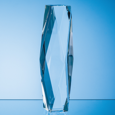 Picture of 25,5CM OPTICAL CRYSTAL GENESIS COLUMN AWARD.