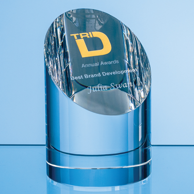 Picture of 12CM OPTICAL CRYSTAL ZENITH CYLINDER AWARD
