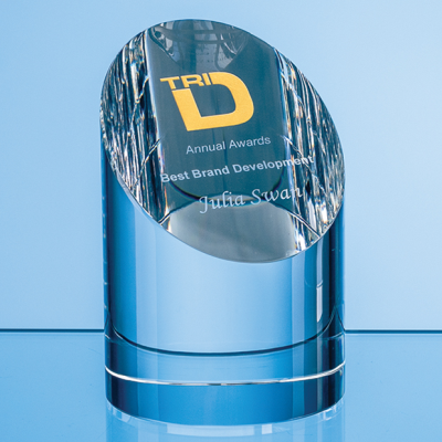 Picture of 12CM OPTICAL CRYSTAL ZENITH CYLINDER AWARD.