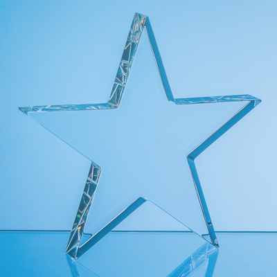 Picture of 10CM FREE STANDING OPTICAL CRYSTAL STAR AWARD.