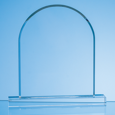 Picture of 22CM OPTICAL CRYSTAL MOUNTED ARCH AWARD.