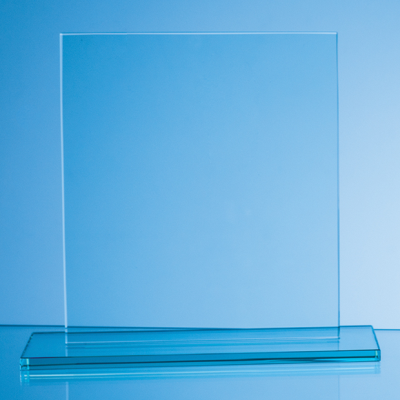 Picture of 20CM X 17,5CM X 10MM JADE GLASS RECTANGULAR AWARD.