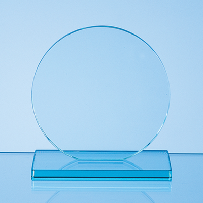Picture of 10CM x 10MM JADE GLASS CIRCLE AWARD.