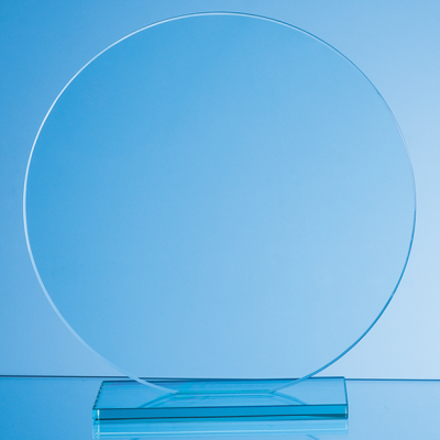 Picture of 20CM x 10MM JADE GLASS CIRCLE AWARD.